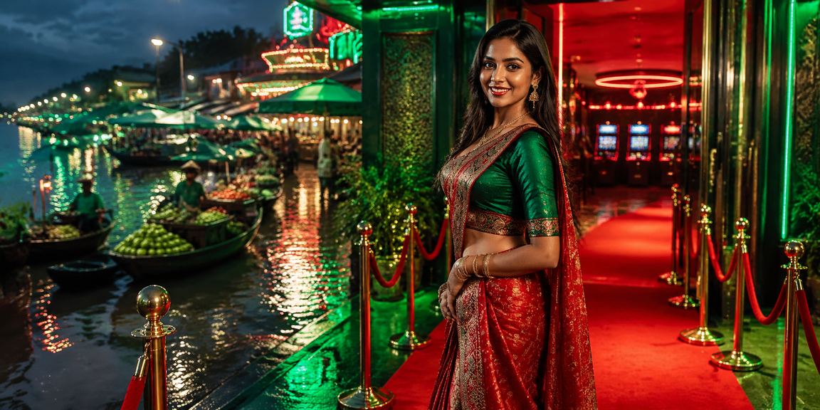 বরিশালে ডিপোজিট বোনাসের আনন্দময় লাল-সবুজ রঙের উদযাপন দৃশ্য