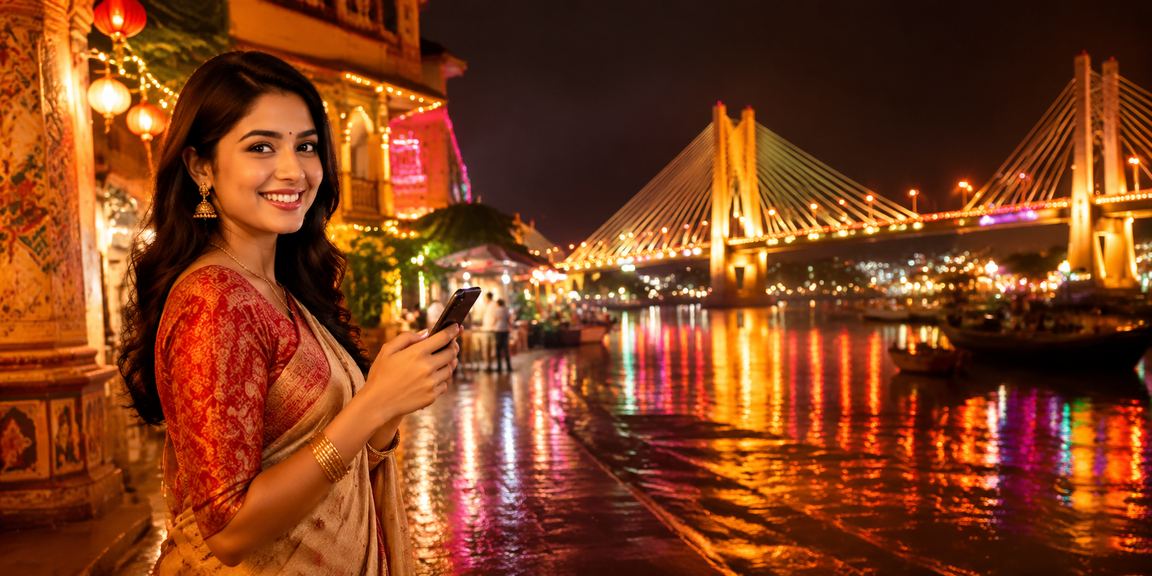 বরিশালে রাতের বাজারে মোবাইল পেমেন্টের দৃশ্য